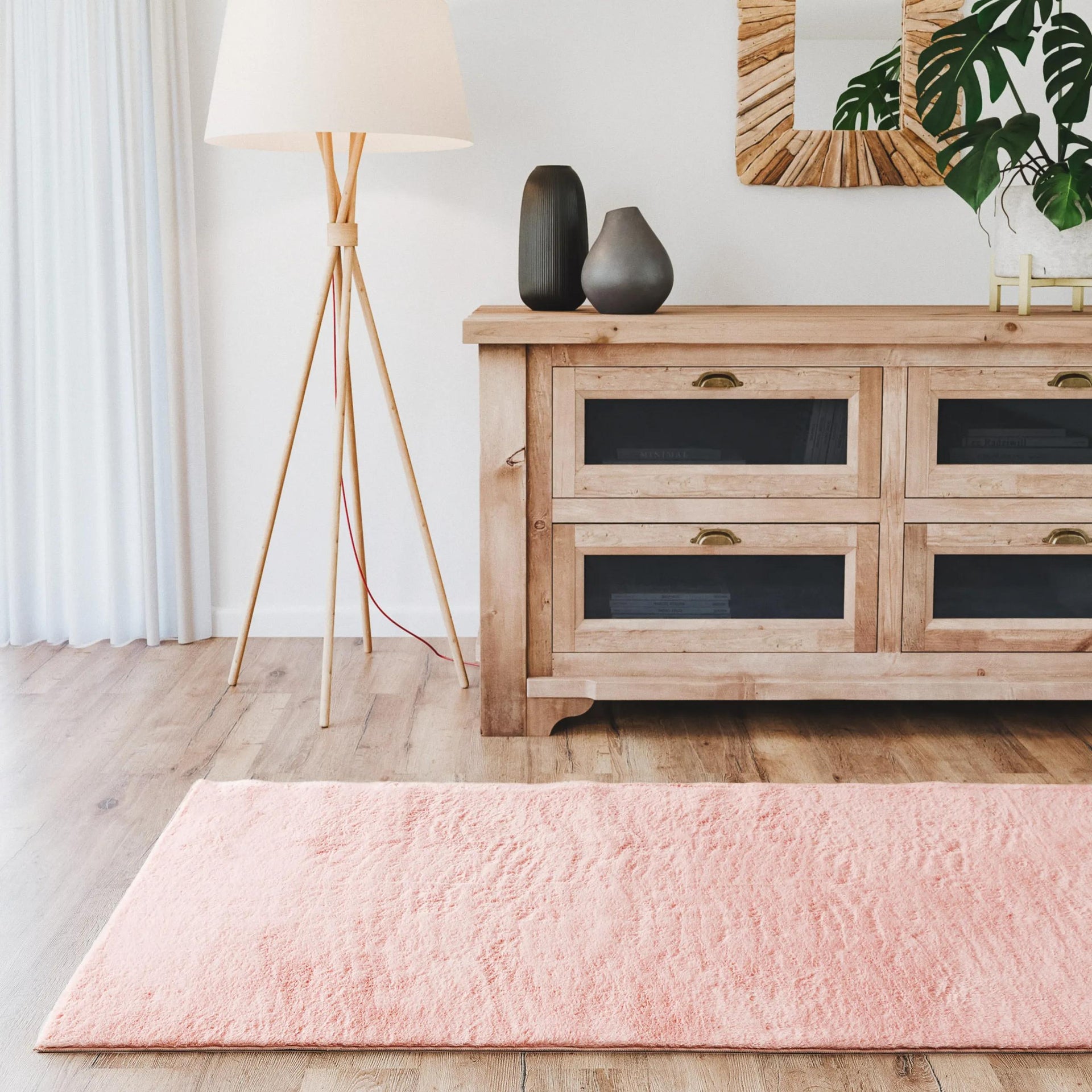 Fellteppich Fargo Rosa
