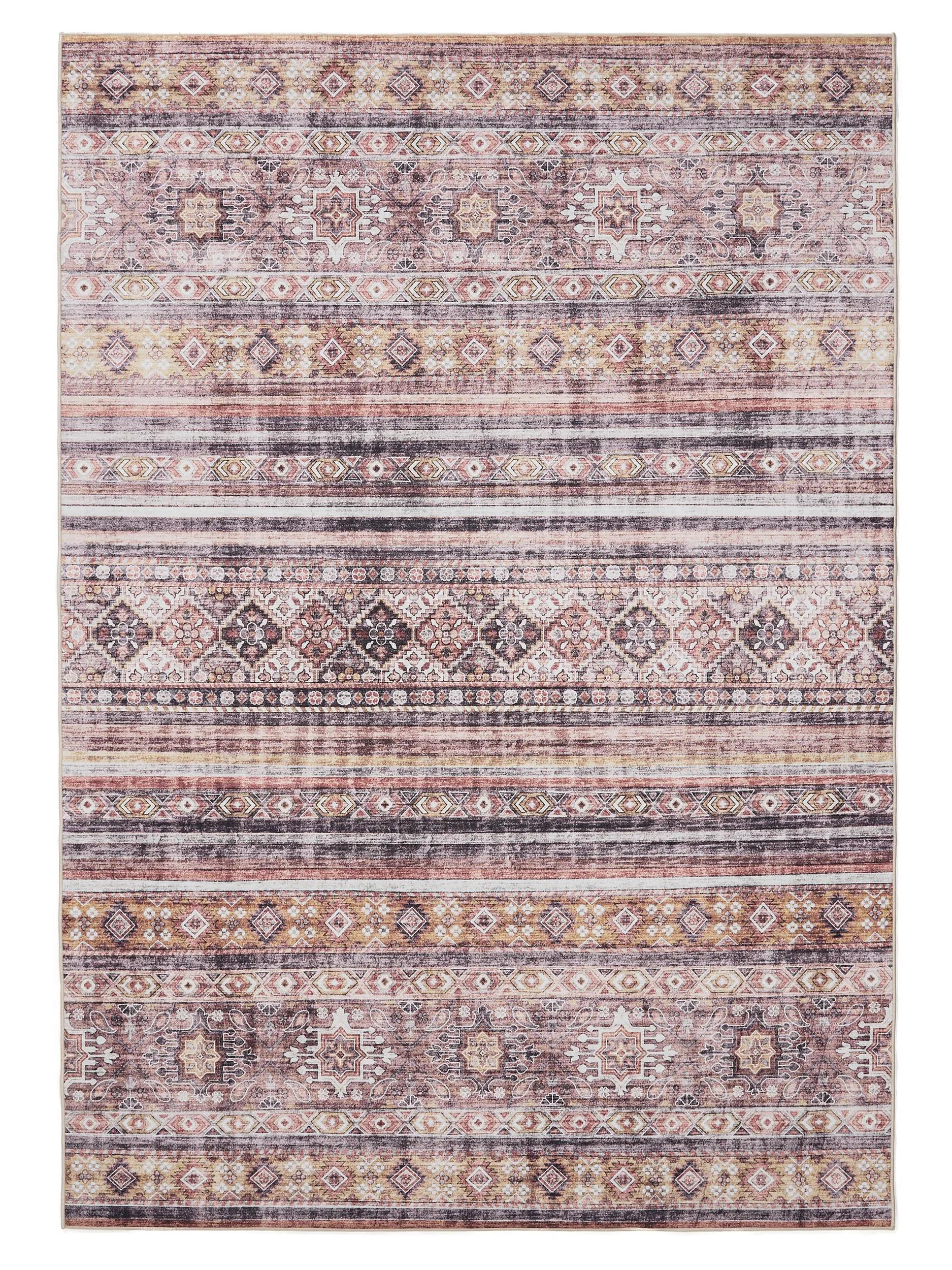 Waschbarer Teppich Gent Multicolor/Pink