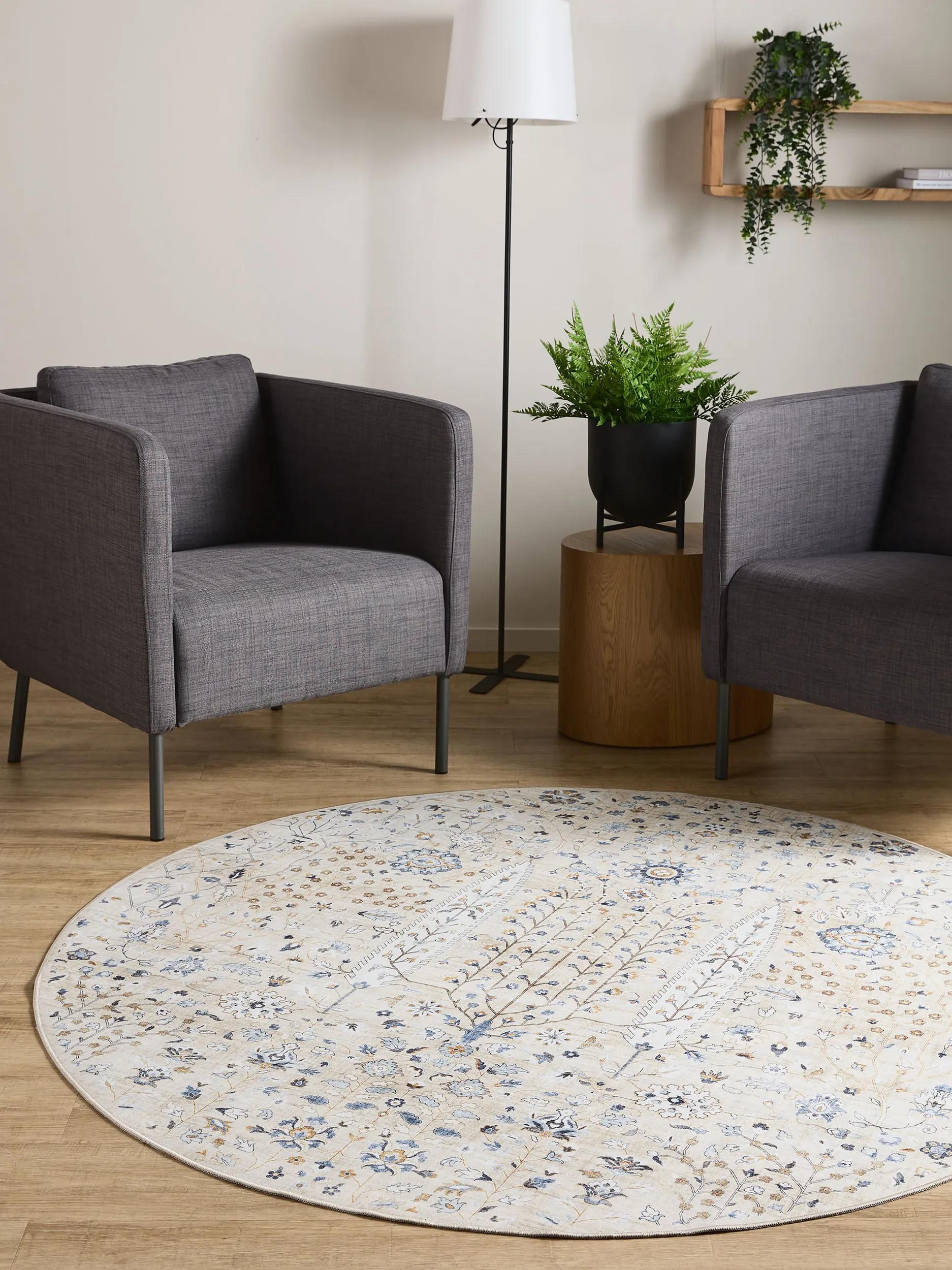 Waschbarer Teppich Gent Beige