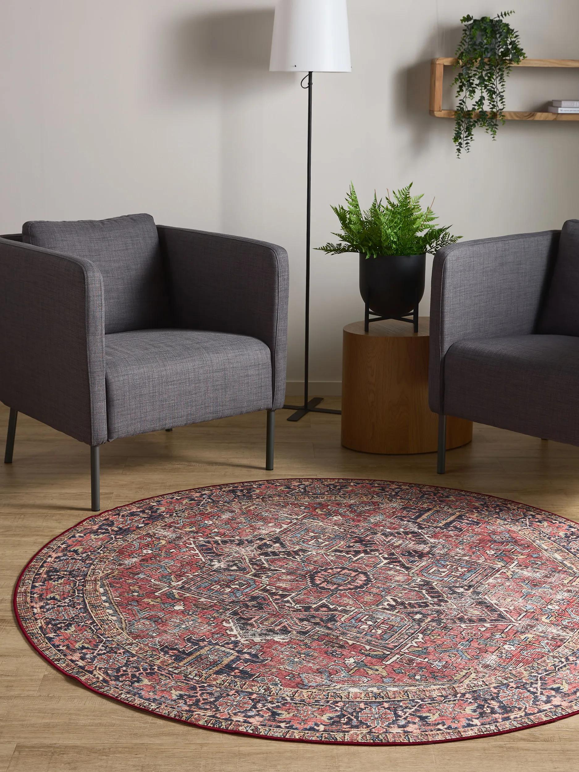 Waschbarer Teppich Gent Multicolor/Beige
