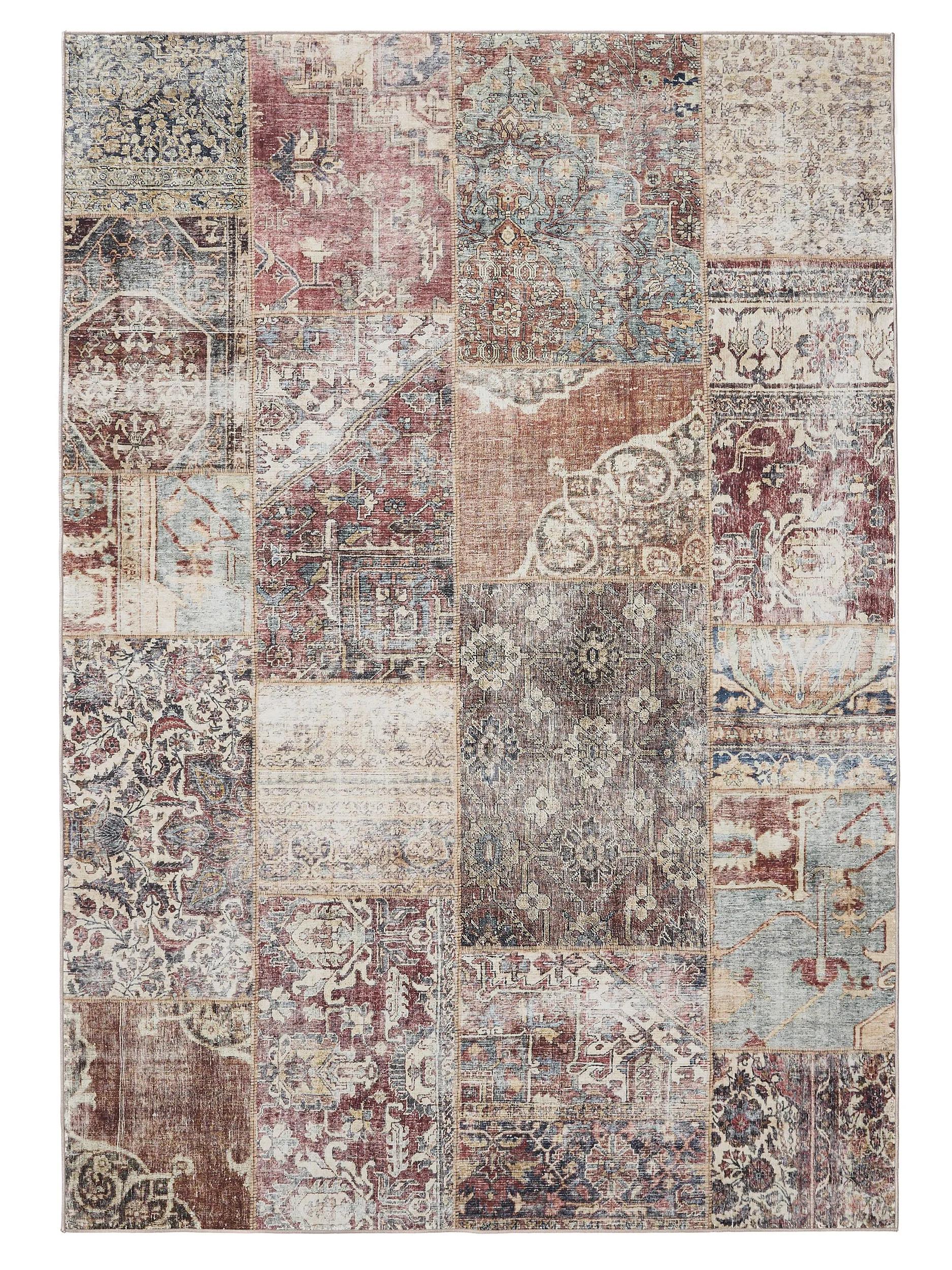 Waschbarer Teppich Gent Multicolor/Braun