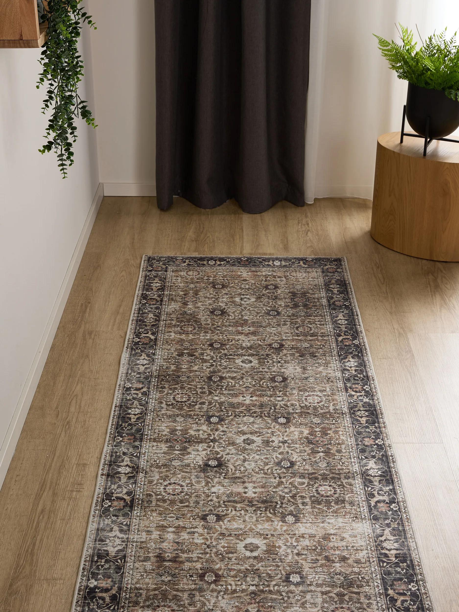 Läufer Gent Anthrazit/Taupe