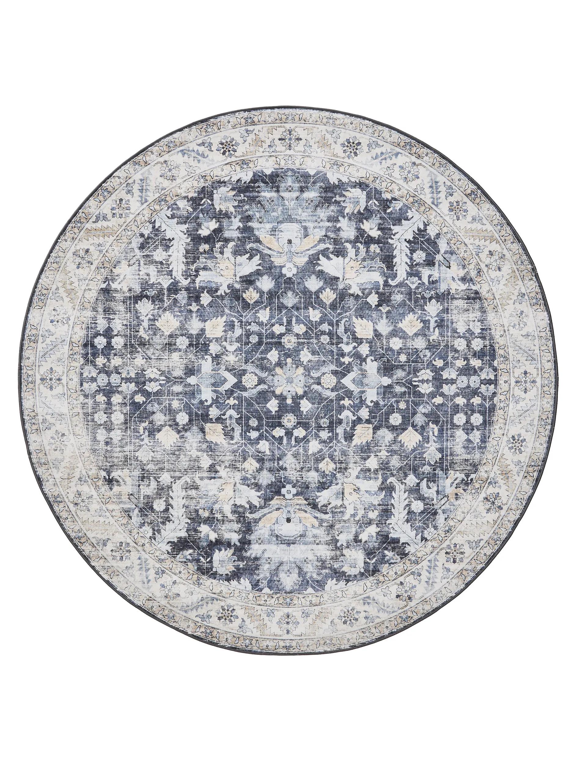 Waschbarer Teppich Gent Blau