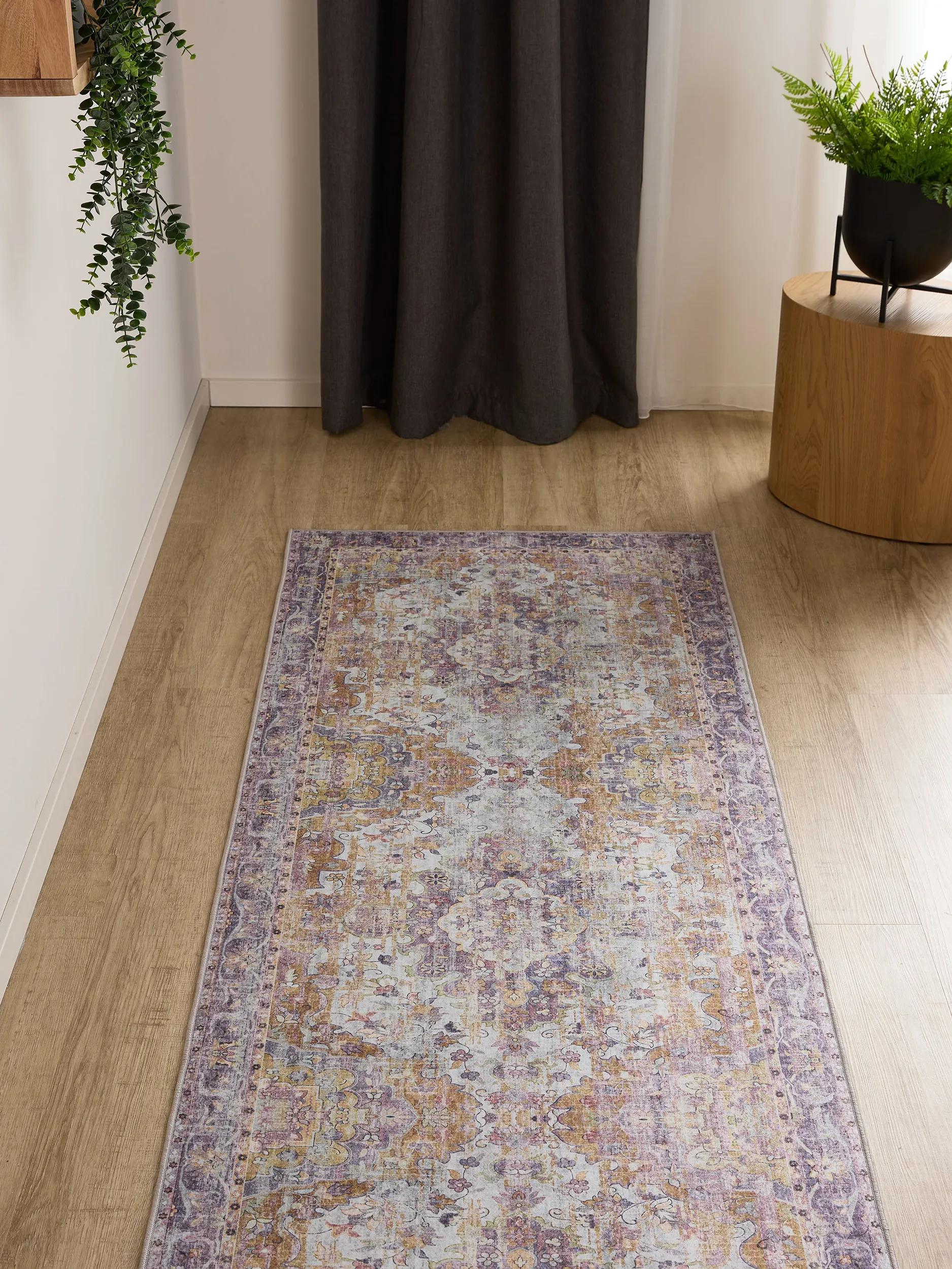 Läufer Gent Multicolor/Lila
