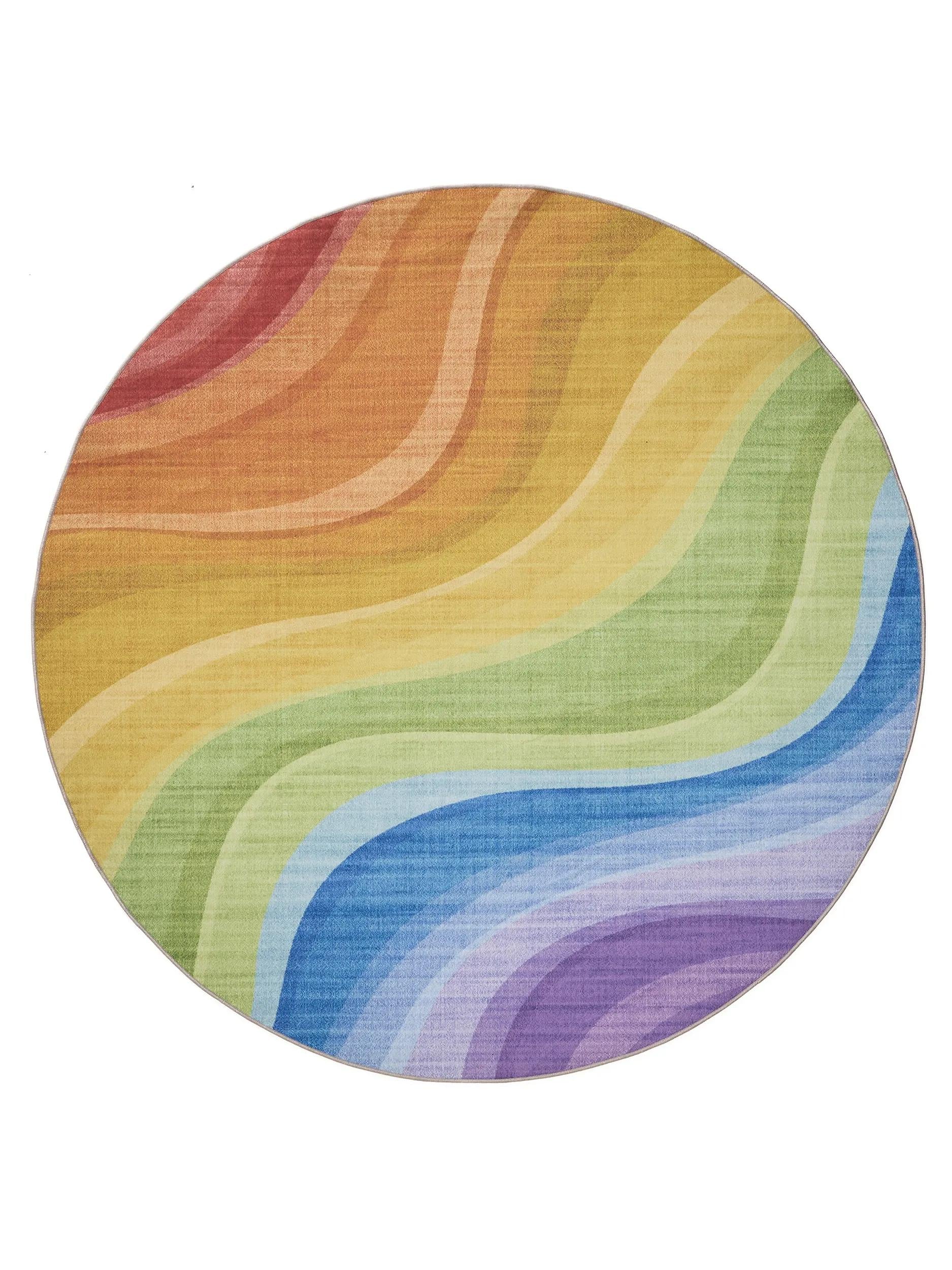 Waschbarer Teppich Gent Multicolor/Lila