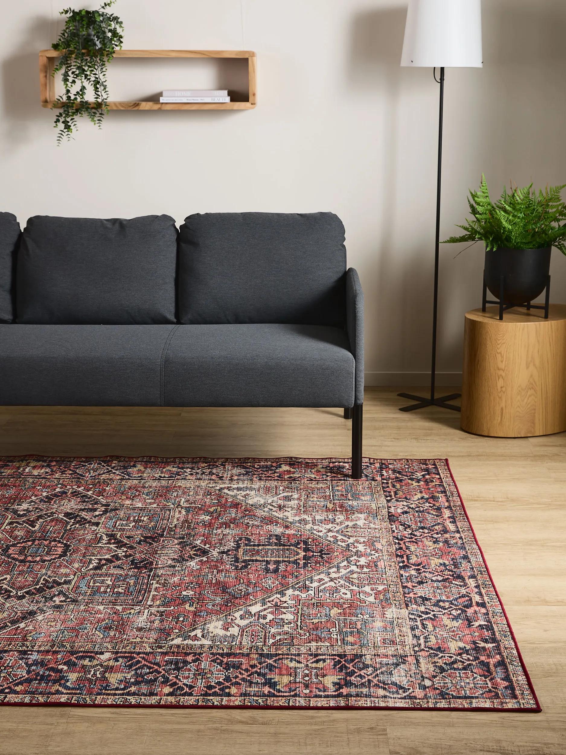 Waschbarer Teppich Gent Multicolor/Beige