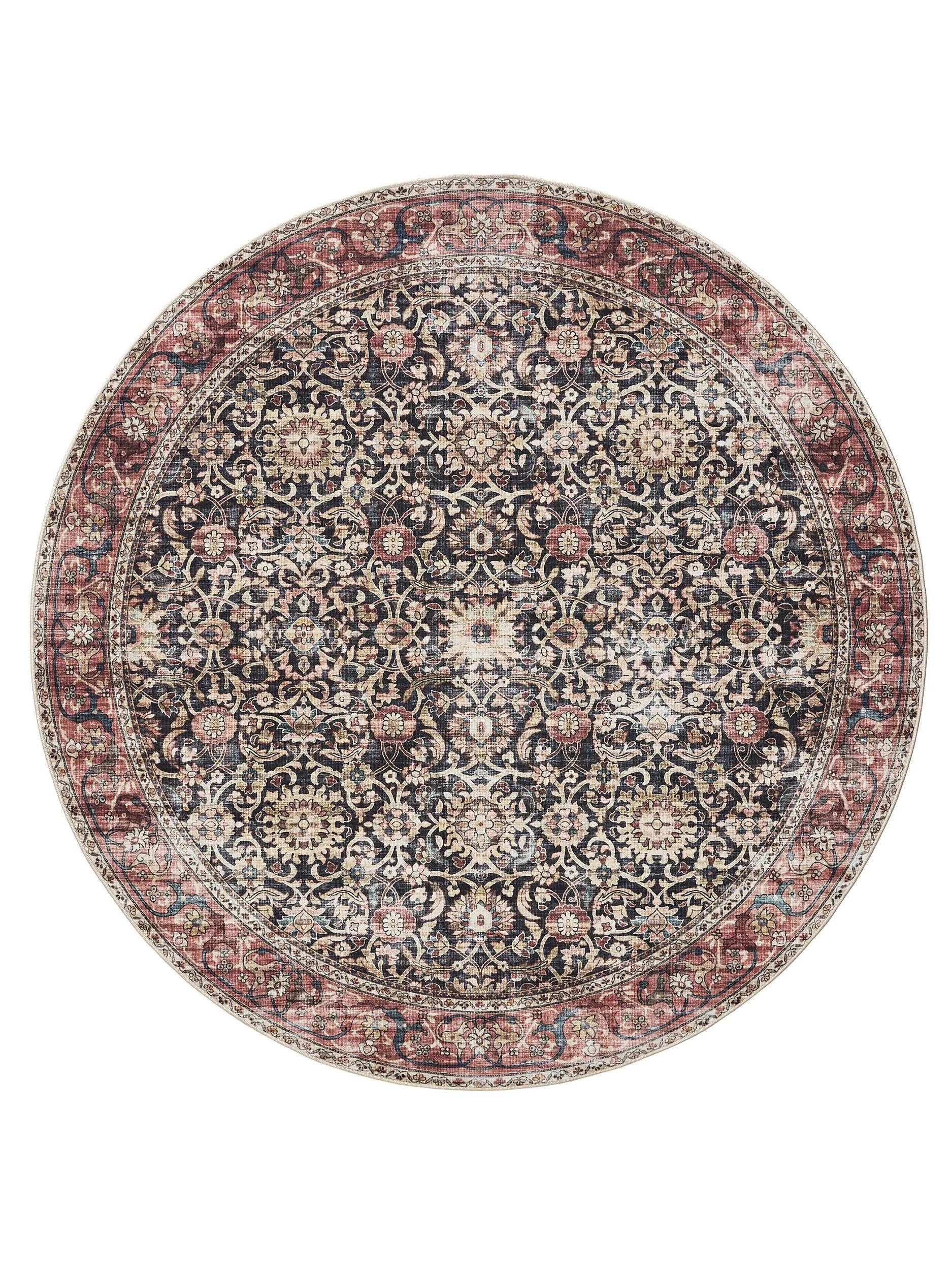 Waschbarer Teppich Gent Multicolor/Rot