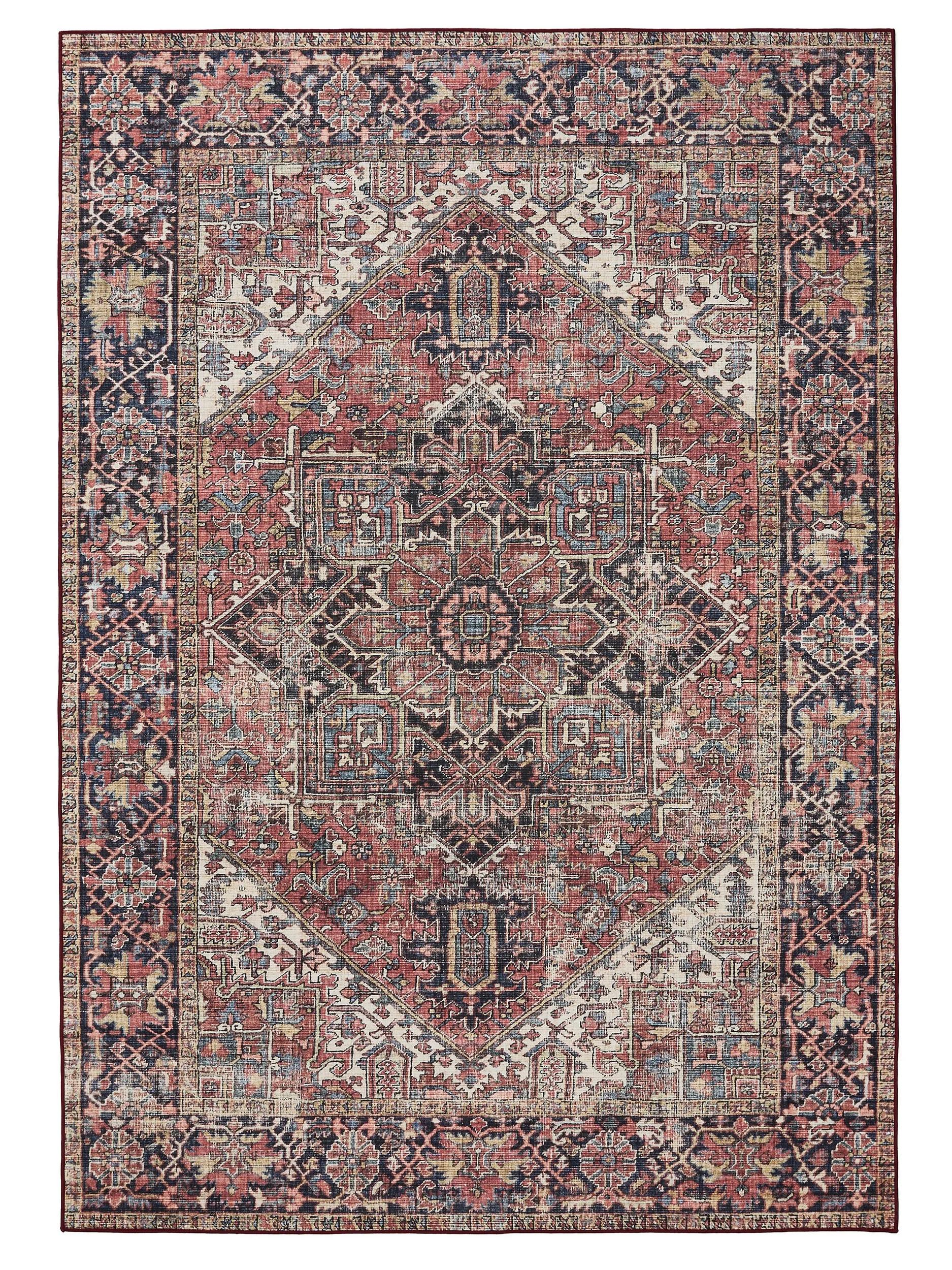 Waschbarer Teppich Gent Multicolor/Beige