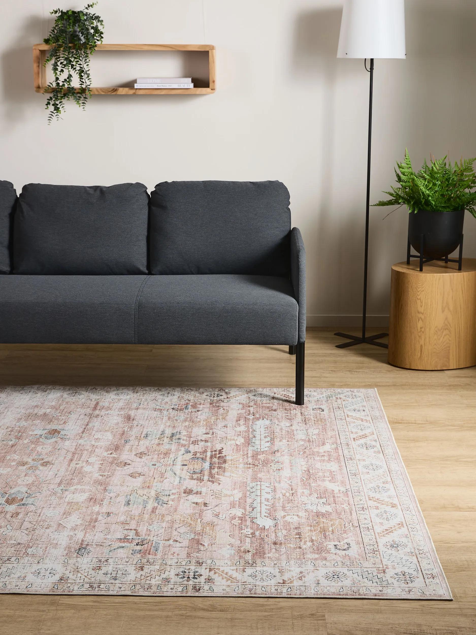 Waschbarer Teppich Gent Rosa
