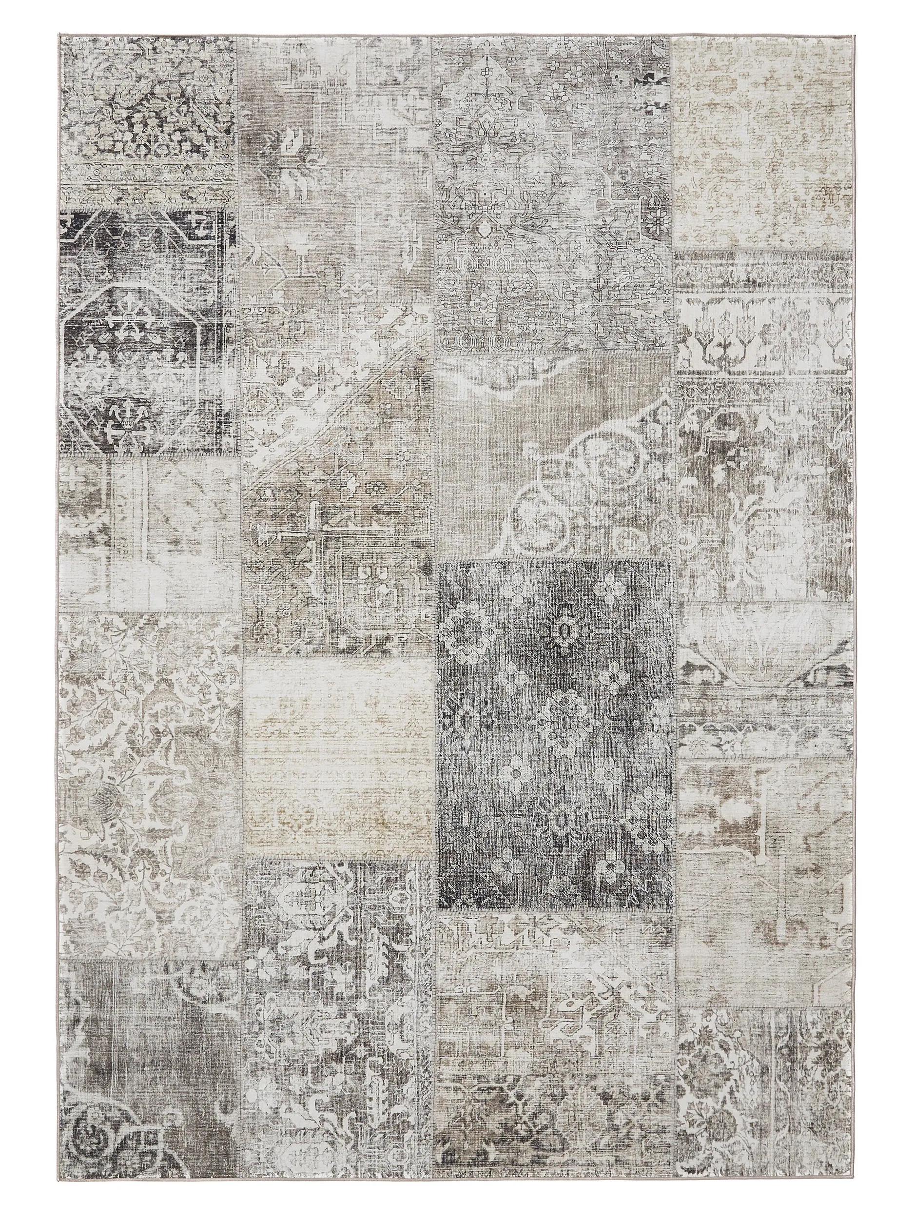 Waschbarer Teppich Gent Grau