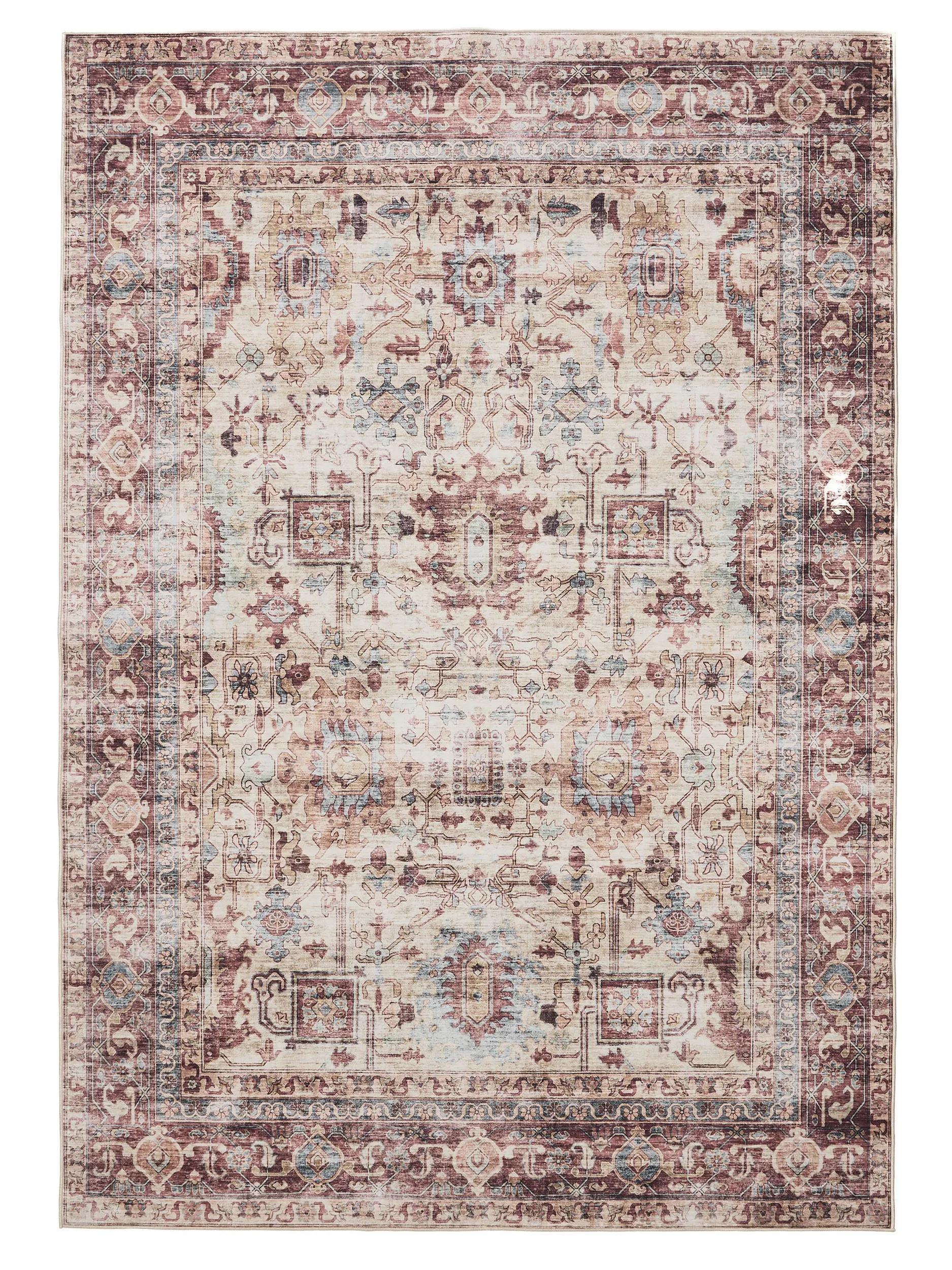 Waschbarer Teppich Gent Multicolor/Pink