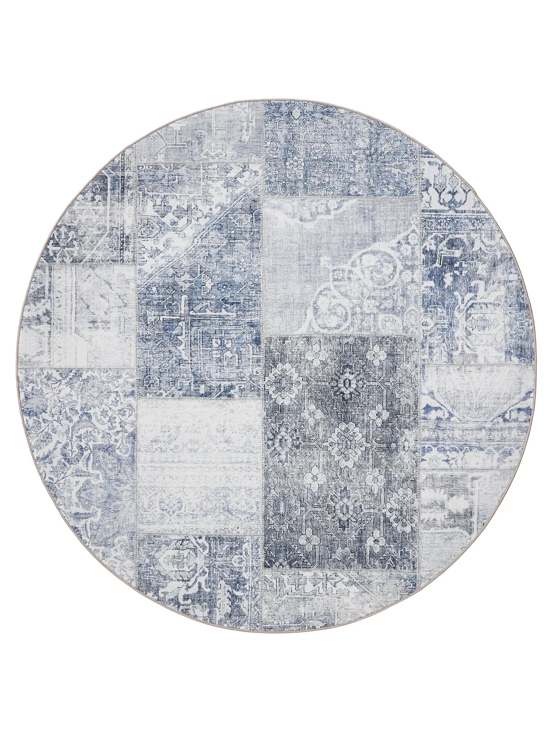 Waschbarer Teppich Gent Blau