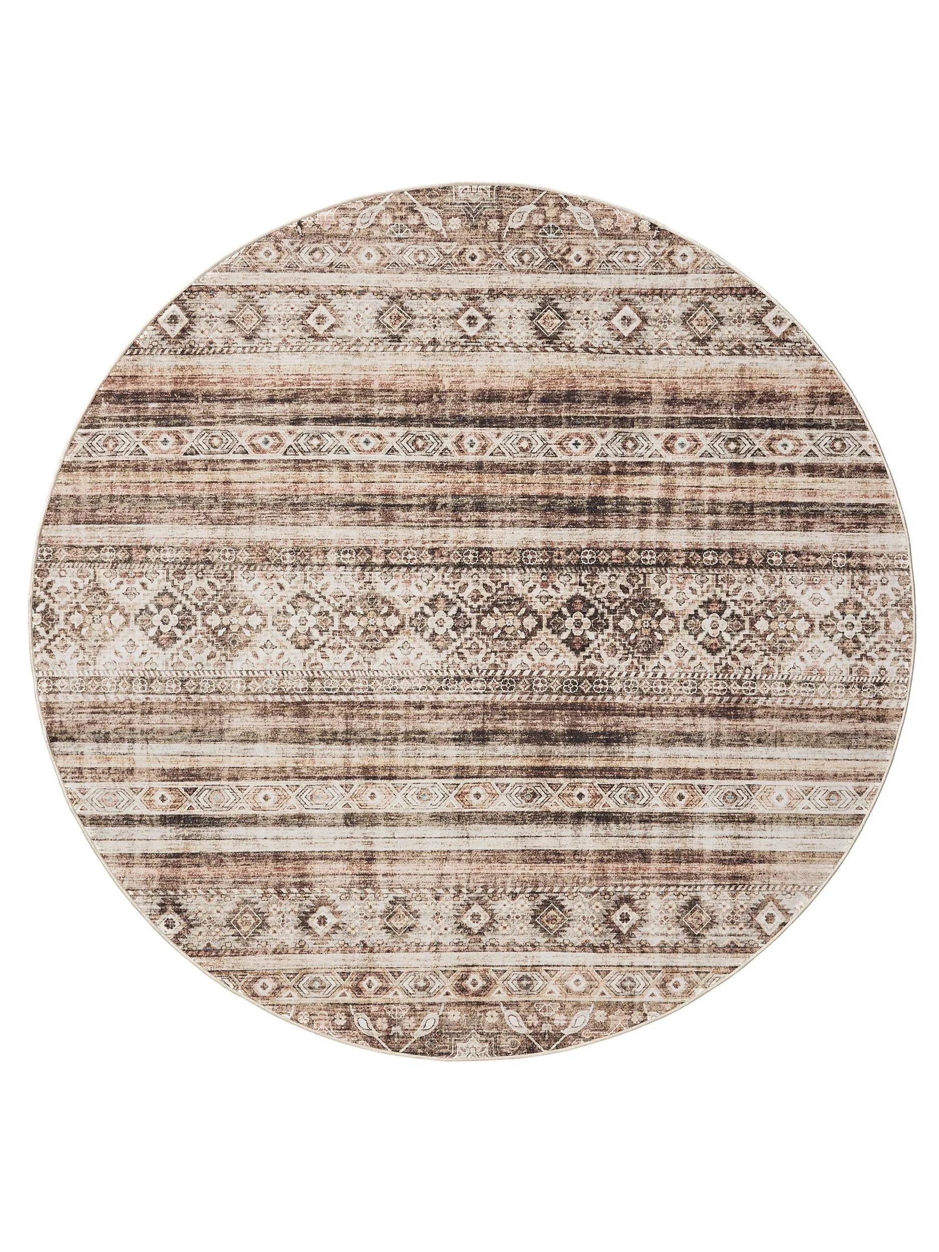 Waschbarer Teppich Gent Braun