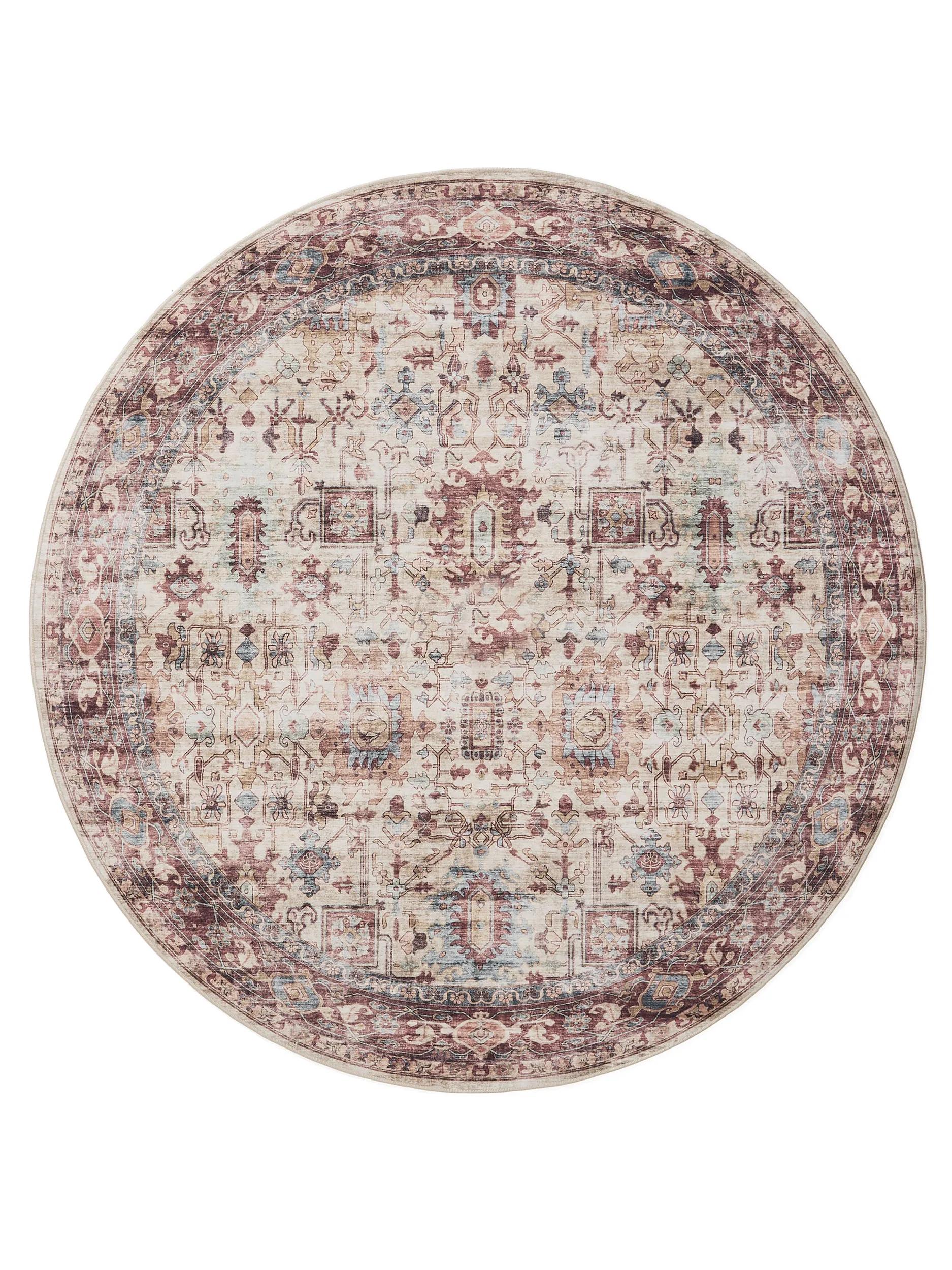 Waschbarer Teppich Gent Multicolor/Pink
