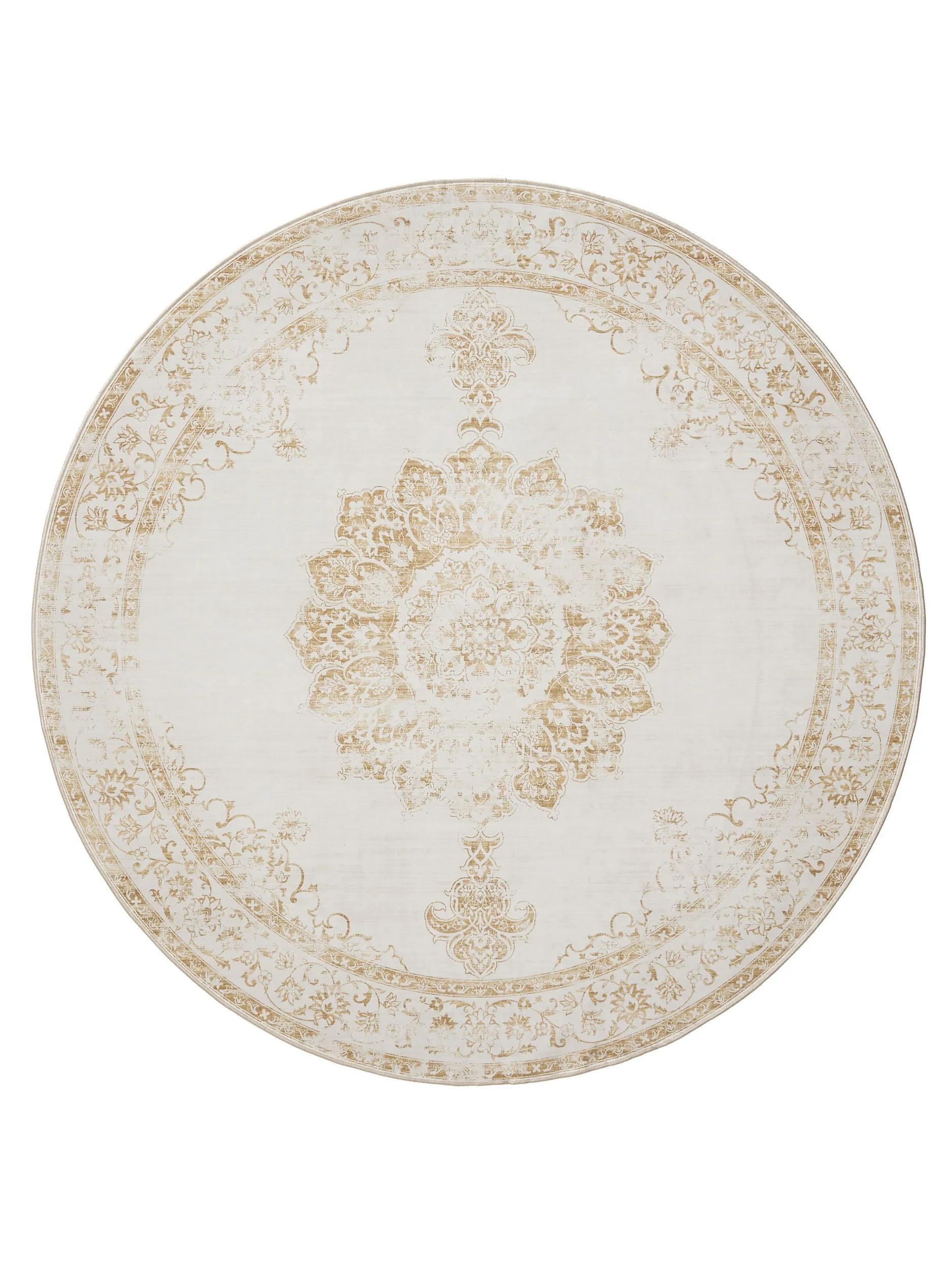 Waschbarer Teppich Gent Cream/Gelb