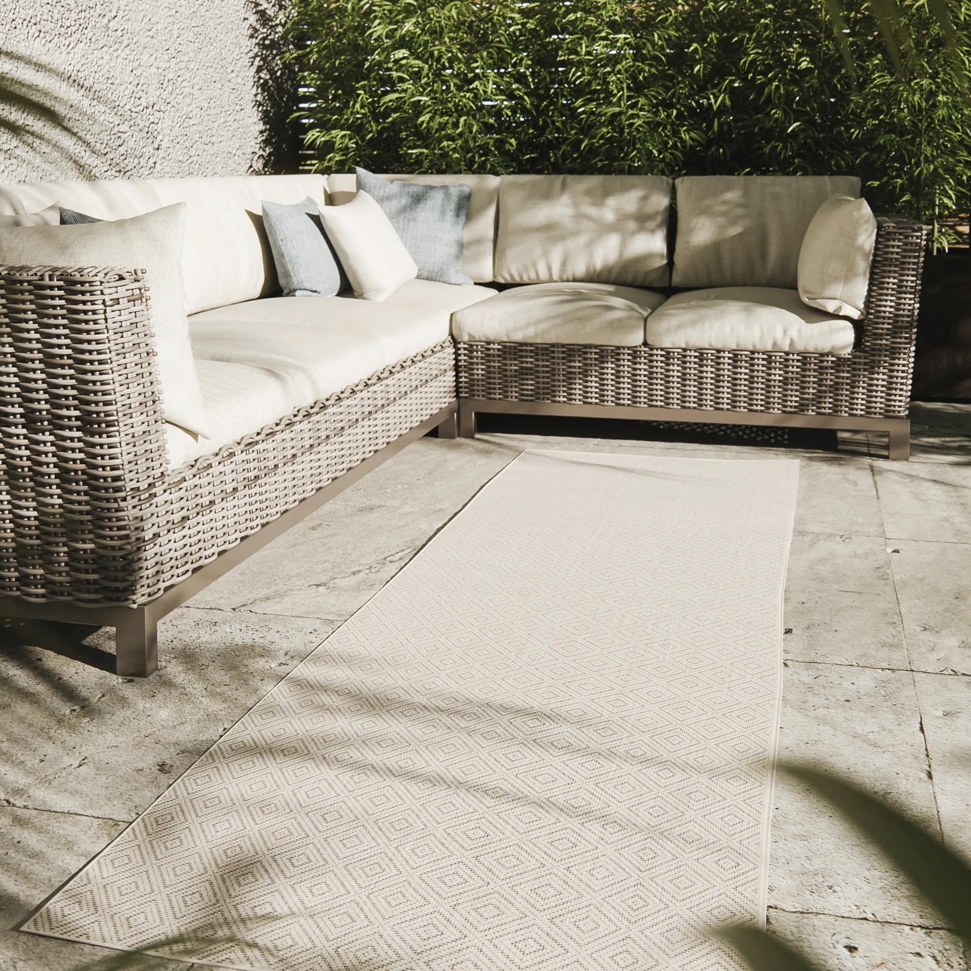 In- & Outdoor-Teppich Lome Weiß