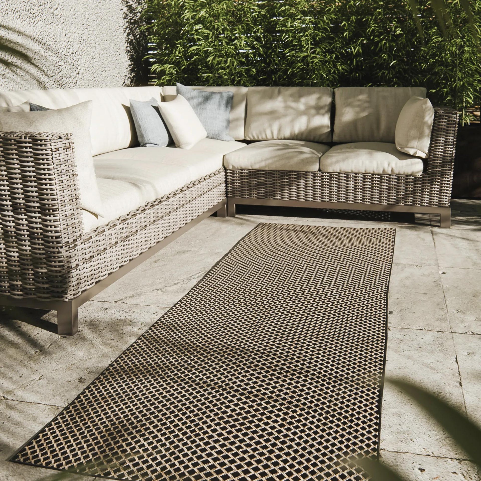In- & Outdoor-Teppich Lome Schwarz