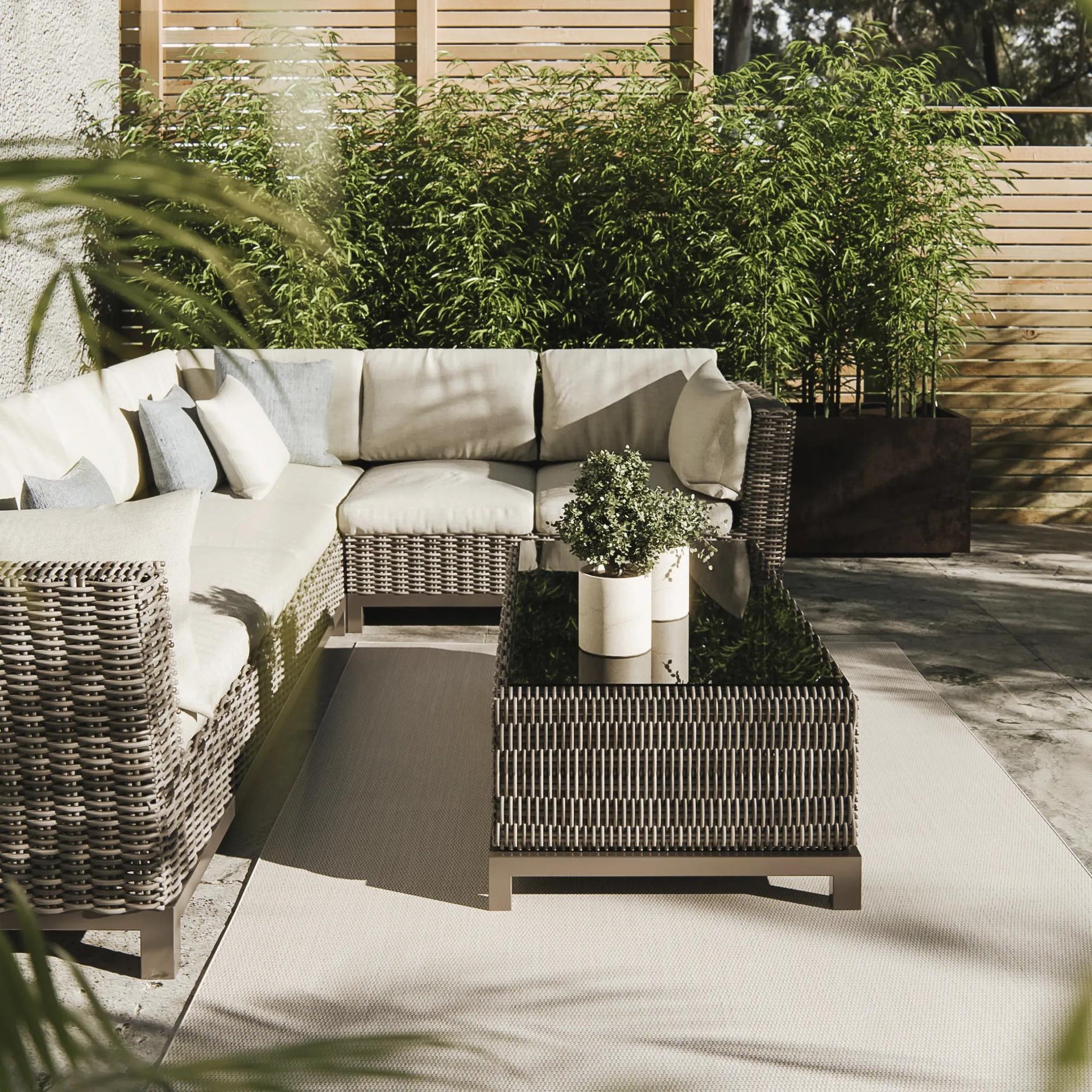 In- & Outdoor-Teppich Lome Weiß