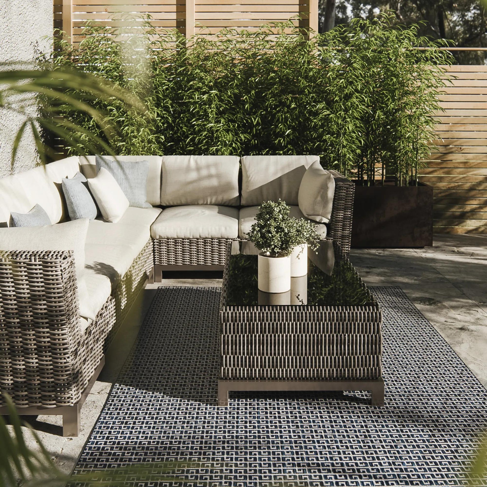 In- & Outdoor-Teppich Lome Blau