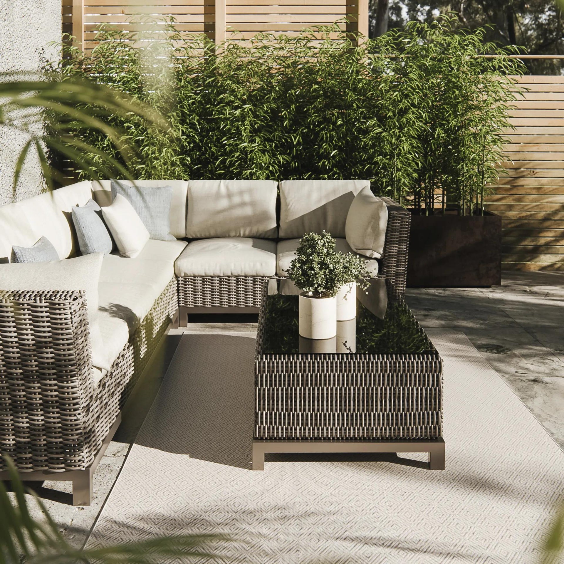 In- & Outdoor-Teppich Lome Weiß