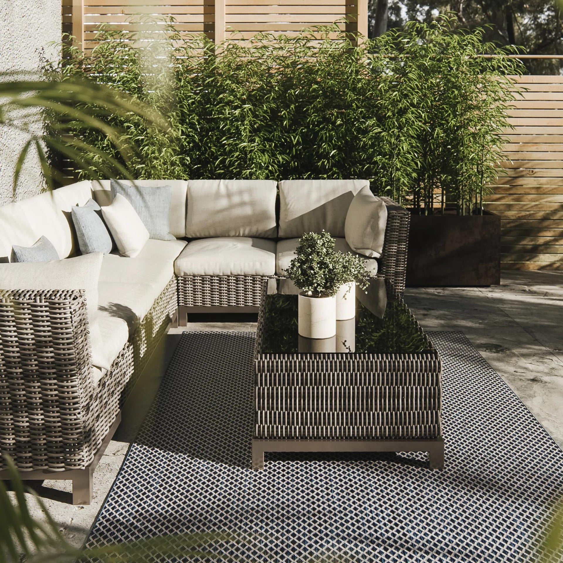 In- & Outdoor-Teppich Lome Blau