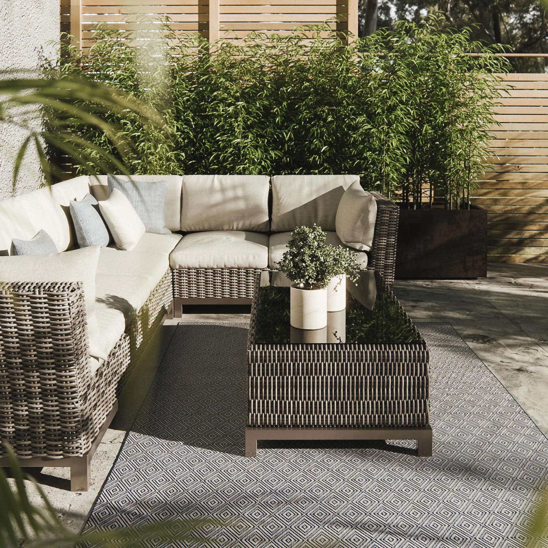 In- & Outdoor-Teppich Lome Blau