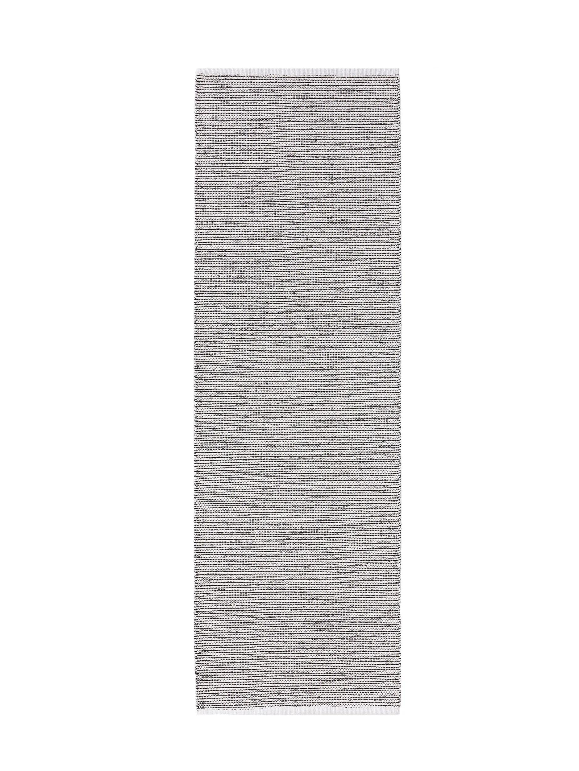 Baumwollteppich Riga Beige/Schwarz