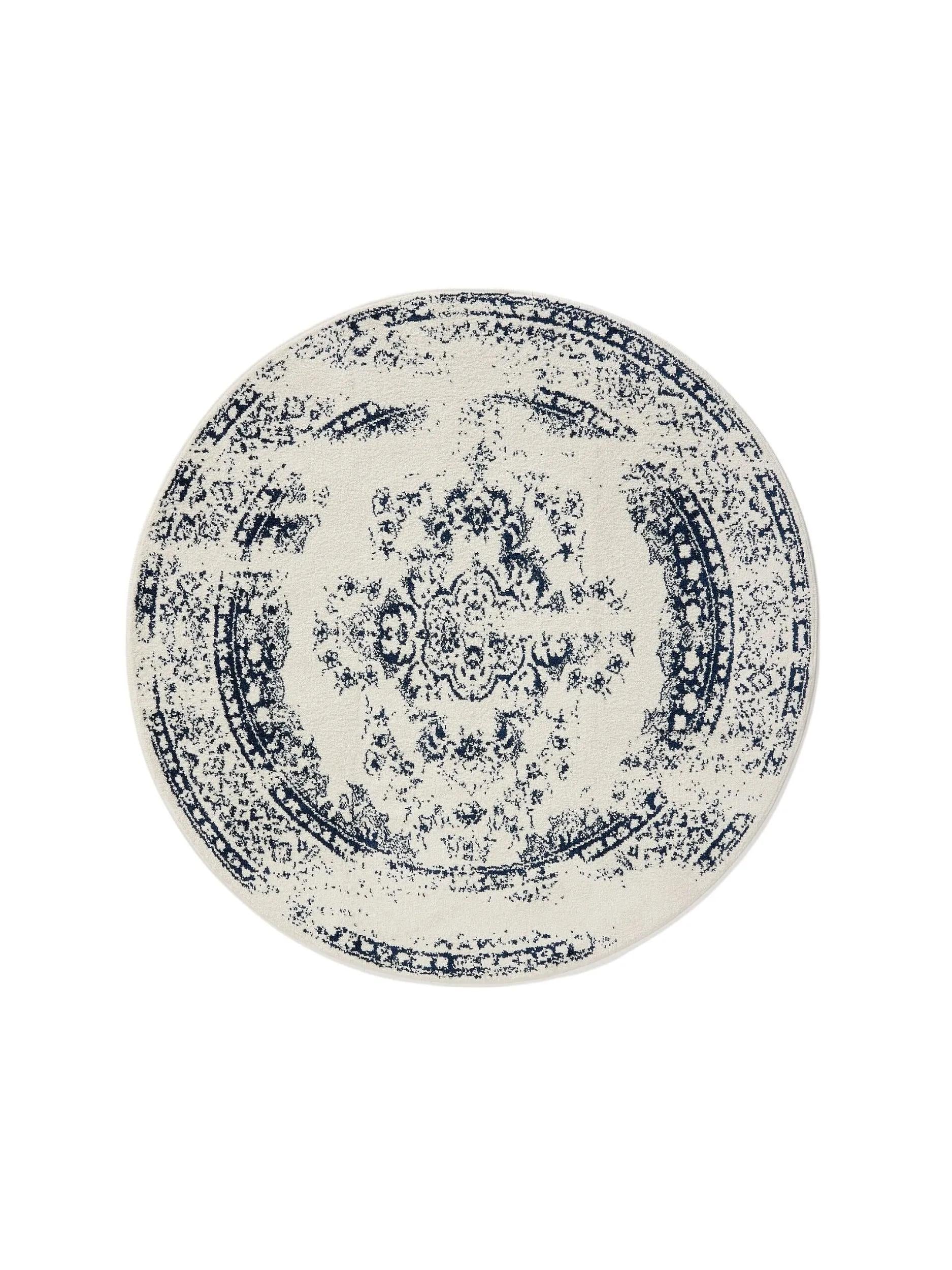 Teppich Sintra Cream/Blau