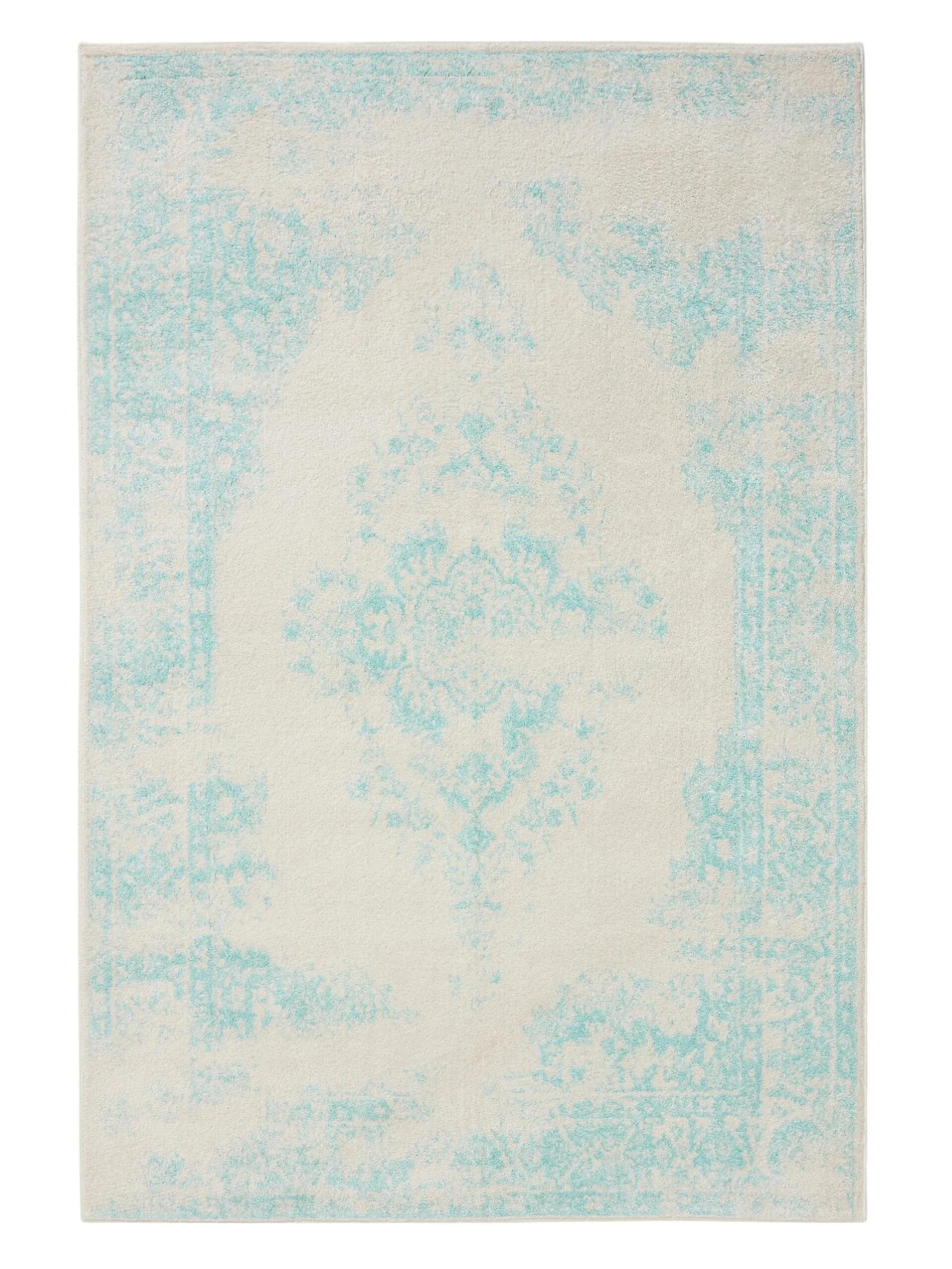 Teppich Sintra Cream/Türkis