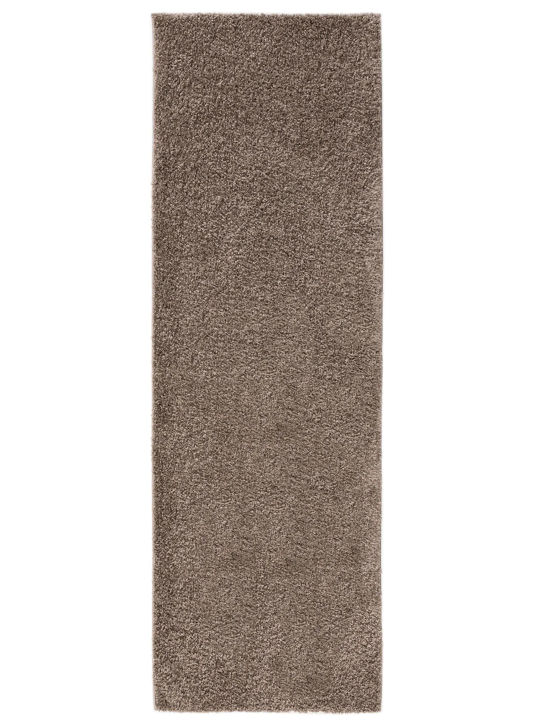 Waschbarer Hochflorteppich Sofia Taupe