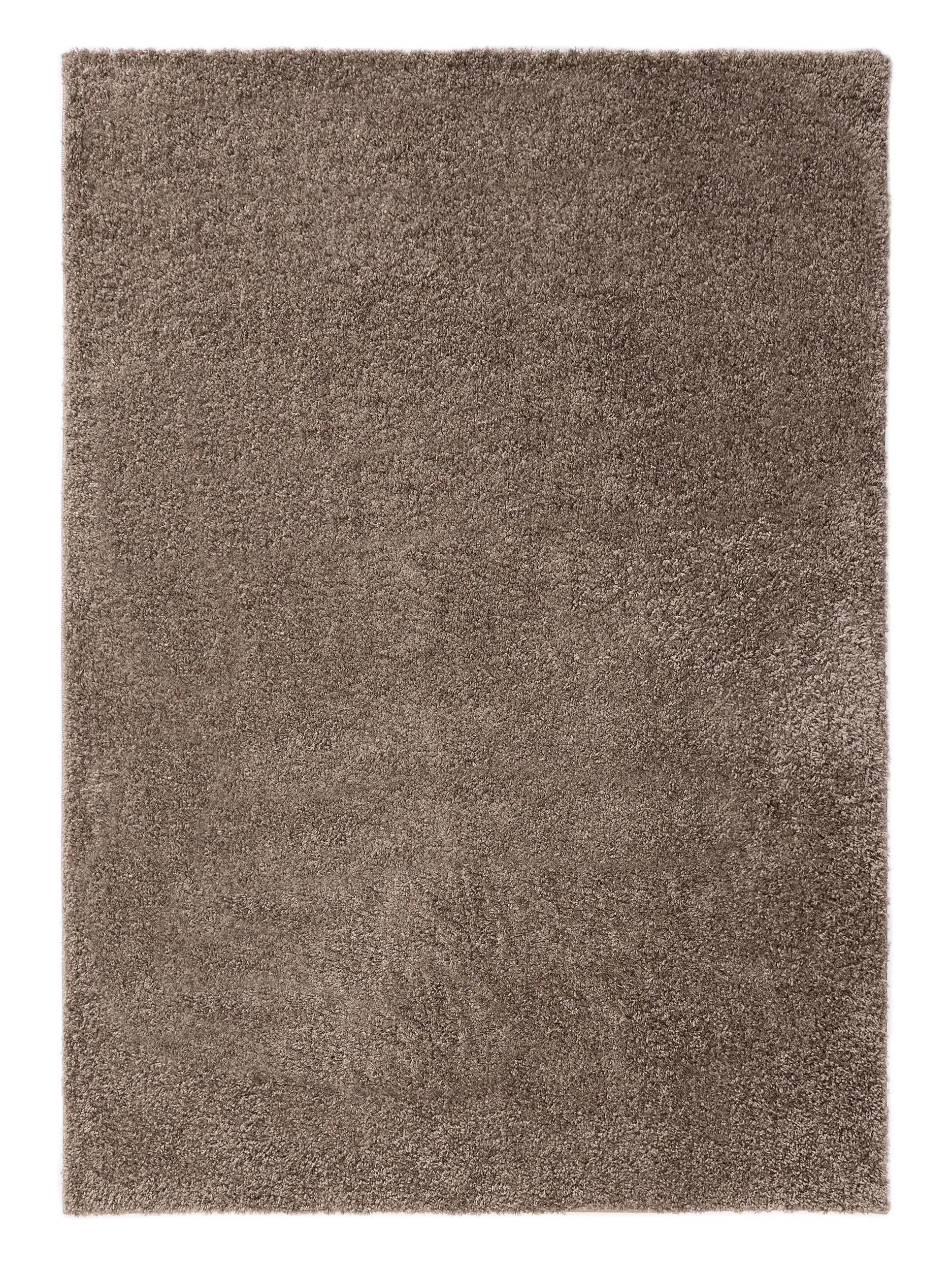 Waschbarer Hochflorteppich Sofia Taupe