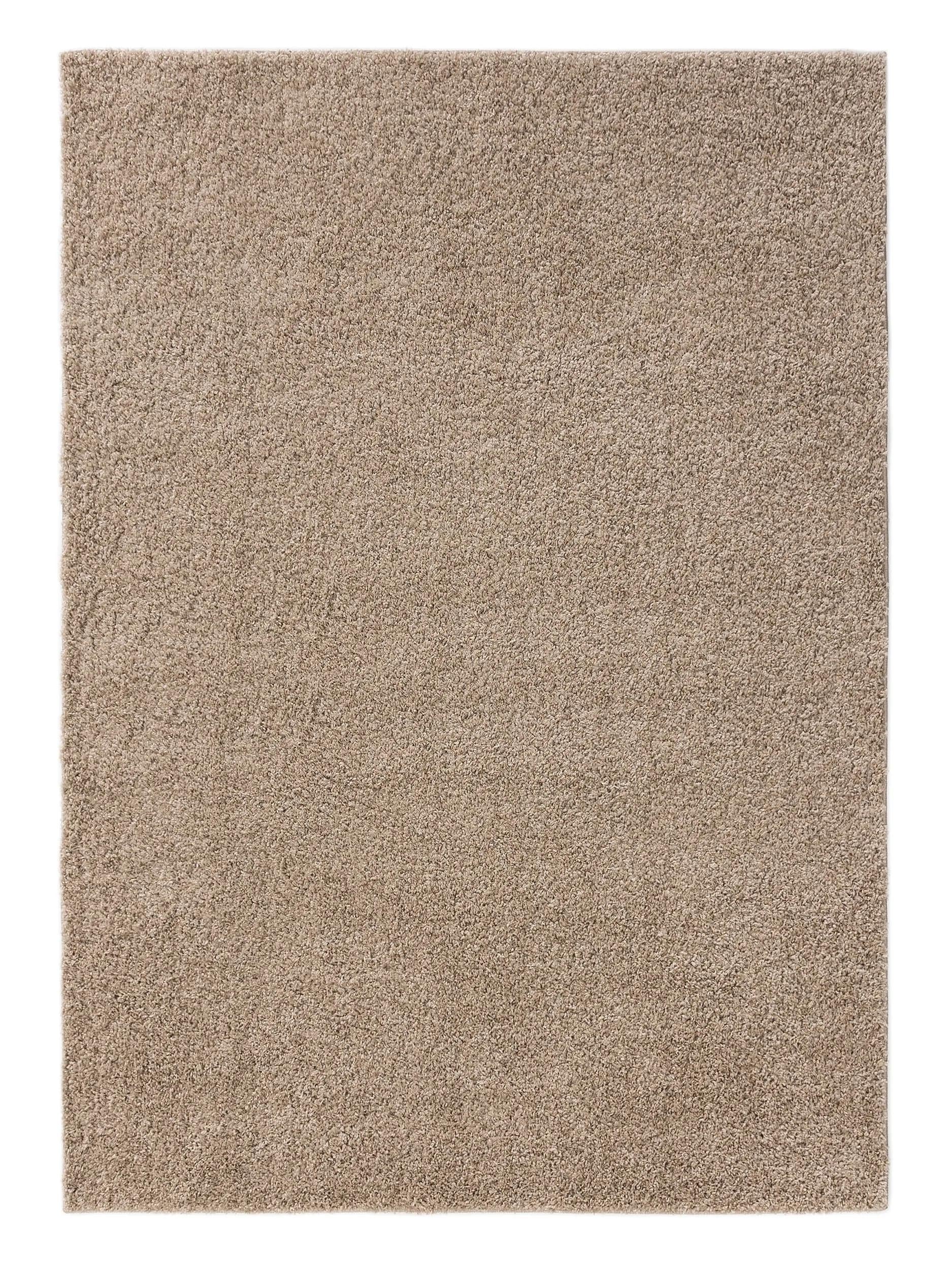 Waschbarer Hochflorteppich Sofia Beige