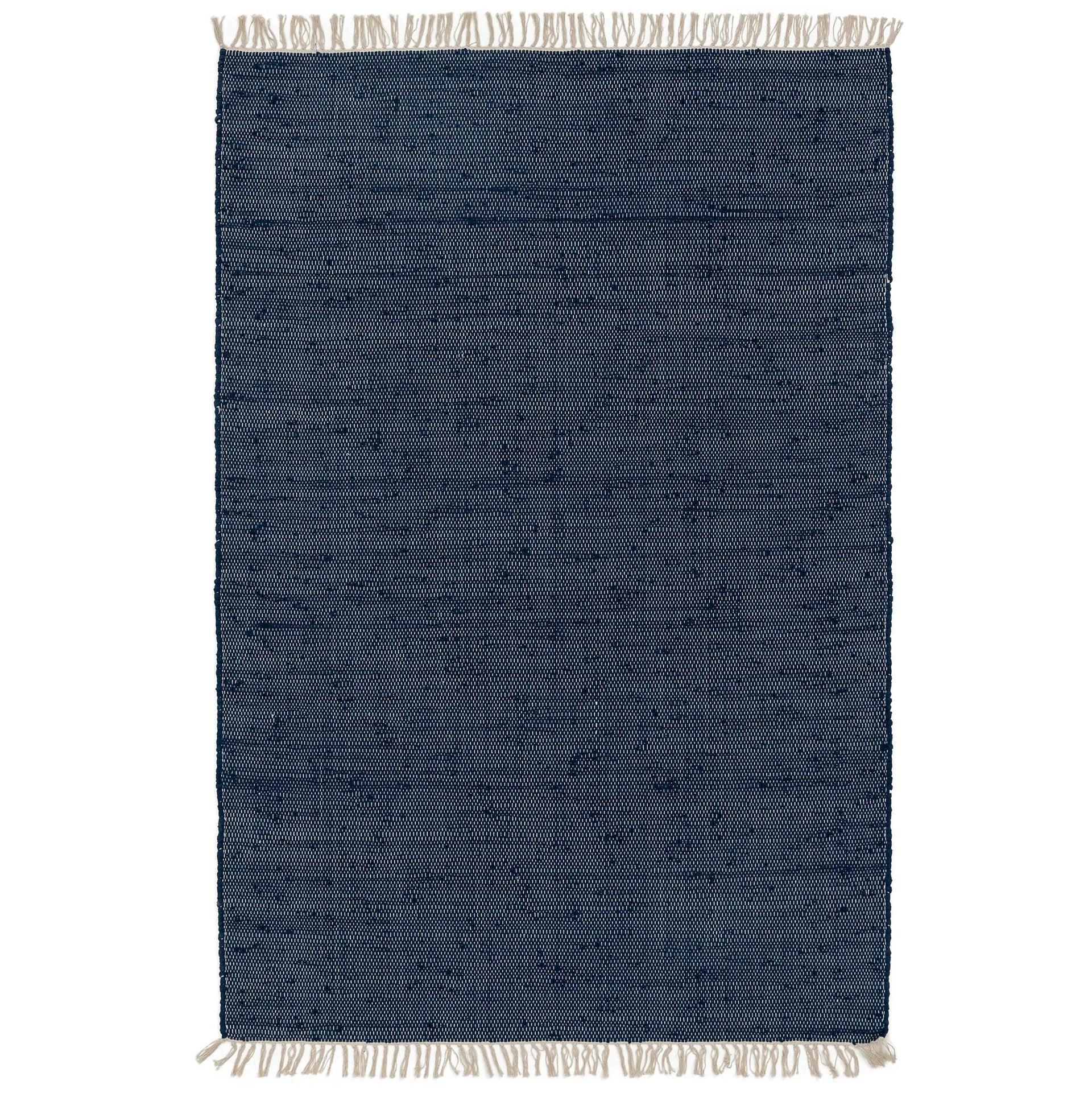 Teppich aus recyceltem Material Toledo Dunkelblau