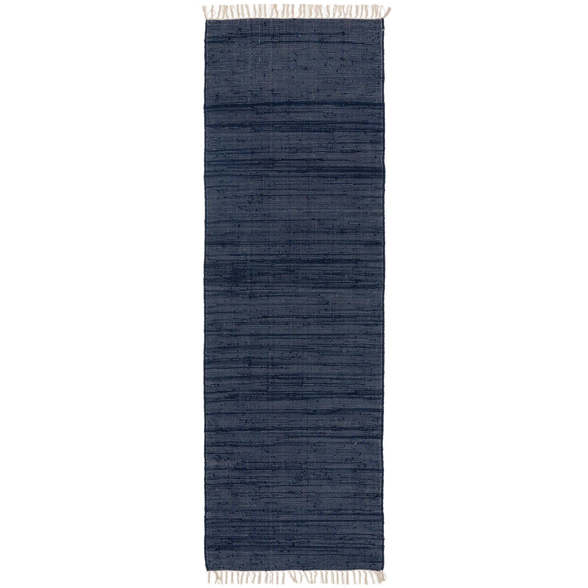 Teppich aus recyceltem Material Toledo Dunkelblau